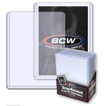 BCW 3x4 Standard Toploaders 25-Count Pack