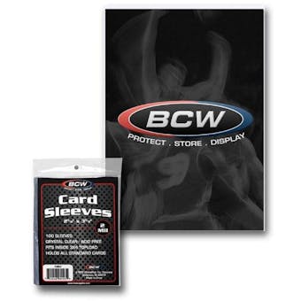 BCW Standard Card Sleeves Case (100 Packs)