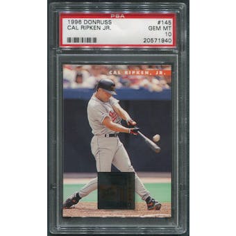 1996 Donruss Baseball #145 Cal Ripken Jr. PSA 10 (GEM MT)