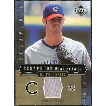 2005 Upper Deck UD Portraits Scrapbook Materials #MP Mark Prior Jersey