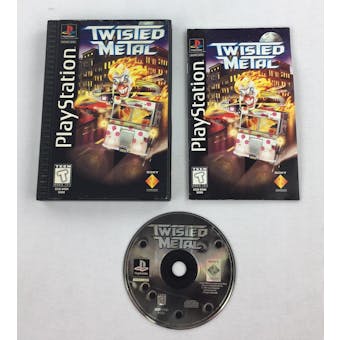 Sony PlayStation (PS1) Twisted Metal Black Label Longbox Complete