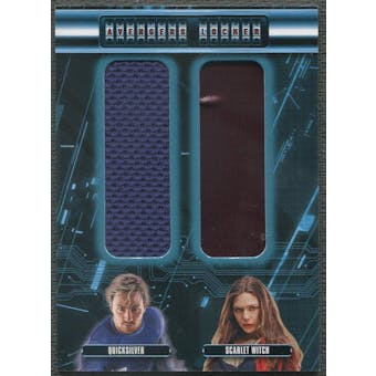 2015 Avengers Age of Ultron #AL2PW Quicksilver & Scarlet Witch Avengers' Locker Dual Relic
