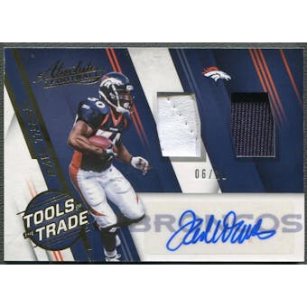 2016 Absolute #48 Terrell Davis Tools of the Trade Dual Relic Auto #06/15