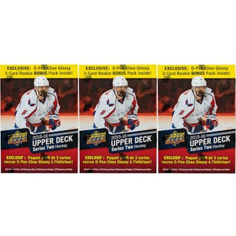 2015/16 Upper Deck Series 2 Hockey 12-Pack Mega Box (Lot of 3)