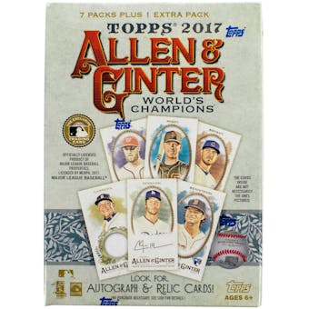 2017 Topps Allen & Ginter Baseball 8-Pack Blaster Box