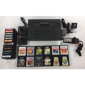 Atari 2600 System with Three Controllers & 24 Games!