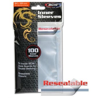 BCW Gaming Resealable Inner Sleeves