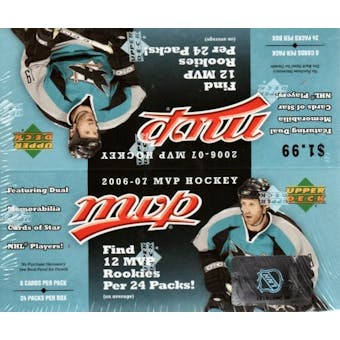 2006/07 Upper Deck MVP Hockey 24-Pack Box