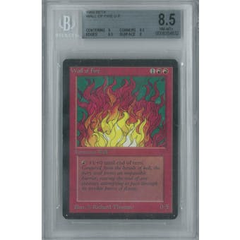 Magic the Gathering Beta Wall of Fire BGS 8.5 (9, 8.5, 8.5, 8)
