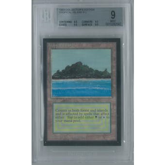 Magic the Gathering Collector's Edition CE IE Tropical Island BGS 9 (8.5, 9.5, 9.5, 9.5)