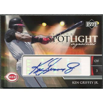 2006 Upper Deck Ovation #KG2 Ken Griffey Jr. Spotlight Signatures Auto