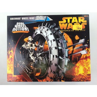 Star Wars ROTS Grievous' Wheel Bike with Figure MISB (Box Wear)