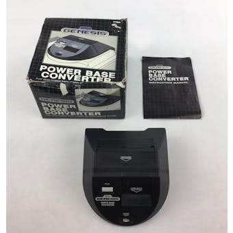 Sega Genesis Power Base Converter Boxed Complete