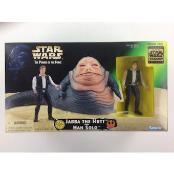 Star Wars POTF2 Han Solo with Jabba the Hutt MISB (Box Wear)