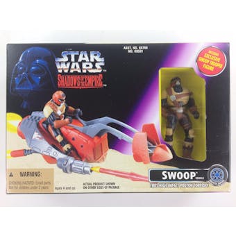 Star Wars POTF2 Swoop Trooper with Swoop Bike MISB (Box Wear)