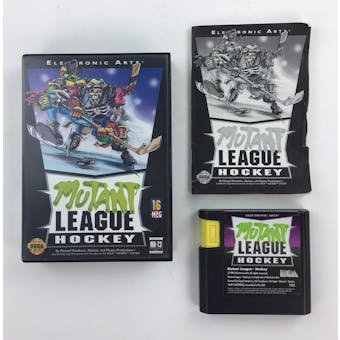 Sega Genesis Mutant League Hockey Boxed Complete