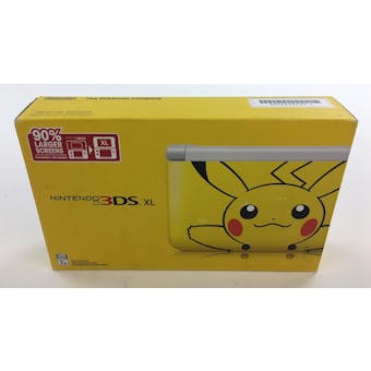 Nintendo 3DS XL Pokemon Yellow Pikachu Edition System Boxed Complete