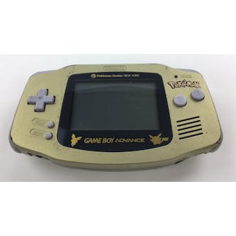 Nintendo Game Boy Advance Pokemon Center New York Gold Edition System