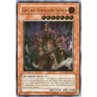 Yu-Gi-Oh Strike of Neos Single Great Shogun Shien Ultimate Rare
