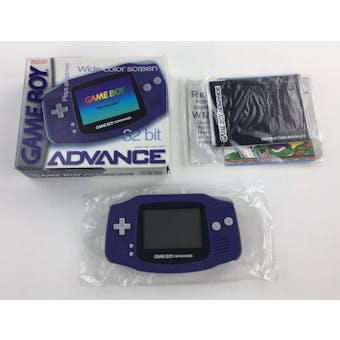 Nintendo Game Boy Advance Indigo System Boxed Complete