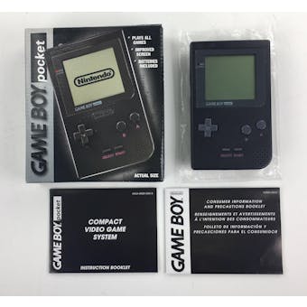 Nintendo Game Boy Pocket Black System Boxed Complete