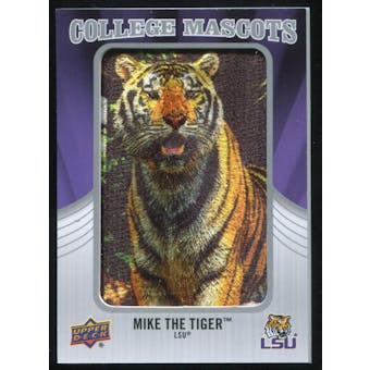 2012 Upper Deck College Mascot Manufactured Patch #CM23 Mike the Tiger D/realistic tiger image