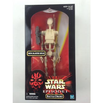 Star Wars TPM 12" Battle Droid Figure MISB (Box Wear)
