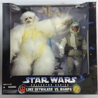 Star Wars 12" Luke Skywalker in Hoth Gear vs Wampa Figures MISB (Box Wear)