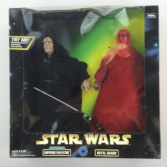 Star Wars 12" Electronic Emperor and Royal Guard Figures MISB (Box Wear)