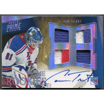2011/12 Panini Prime #140 Cam Talbot Rookie Holosilver Patch Auto #07/50