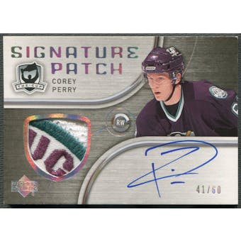 2005/06 The Cup #SPPE Corey Perry Signature Rookie Patch Auto #41/60