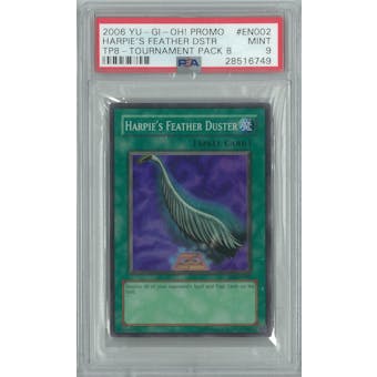 Yu-Gi-Oh Tournament Pack 8 TP8-EN002 Harpie's Feather Duster PSA 9