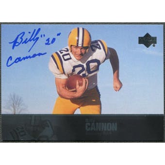 2011 Upper Deck College Legends #42 Billy Cannon Auto SP