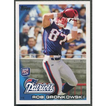 2010 Topps #148B Rob Gronkowski Rookie Leaping Catch SP