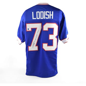 Mike Lodish Autographed Buffalo Bills Football Jersey