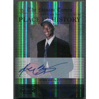 2010/11 Playoff Contenders Patches #14 Kobe Bryant Place in History Black Auto #01/10