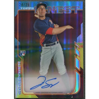 2014 Finest #RAGS George Springer Red Refractor Rookie Auto #24/25