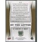2012/13 SP Authentic #LB LeBron James By The Letter "I" Patch Auto #4/5