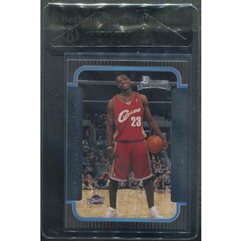 2003/04 Bowman Basketball #123 LeBron James Rookie BGS 9 Raw Card Review