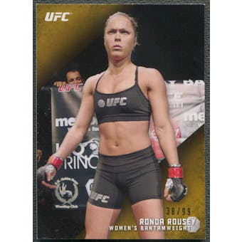2015 Topps UFC Knockout #68 Ronda Rousey Gold #38/99