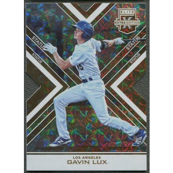 2016 Elite Extra Edition #20 Gavin Lux Status Gold Die Cut Rookie #1/1