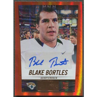 2014 Score #340 Blake Bortles Rookie Signatures Orange Auto #02/25