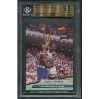 1992/93 Ultra Basketball #328 Shaquille O'Neal Rookie BGS 9.5 (GEM MINT)