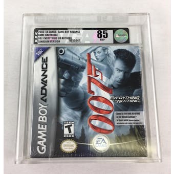 Nintendo Game Boy Advance (GBA) 007: Everything or Nothing VGA 85 NM+ Canadian
