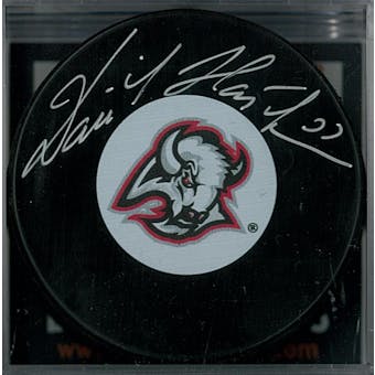 Dominik Hasek Autographed Buffalo Sabres Head Hockey Puck