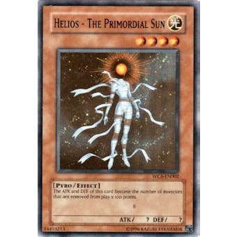 Yu-Gi-Oh Promo Single Helios - The Primordial Sun Super Rare WC6