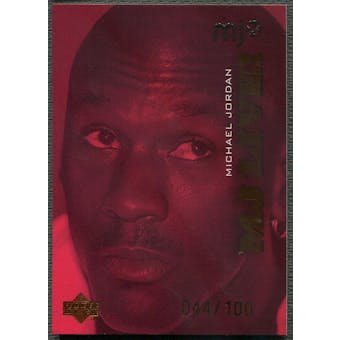 1998 Upper Deck MJx #5 Michael Jordan MJ Live! #044/100