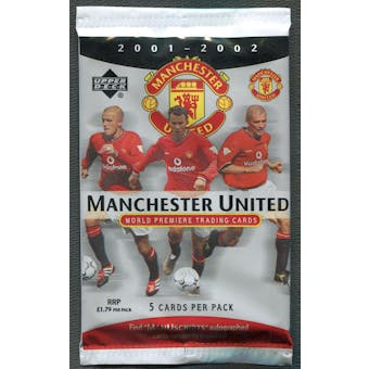2001 Upper Deck Manchester United Soccer Hobby Pack