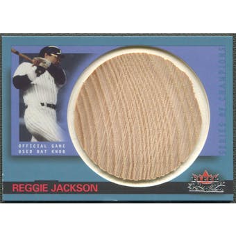 2002 Fleer Fall Classics #RJ Reggie Jackson Series of Champions Bat Knob #02/10