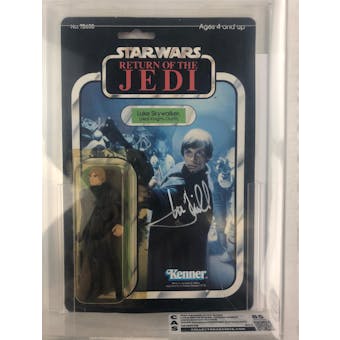 Star Wars ROTJ Luke Skywalker Jedi Knight Autographed by Mark Hamill CAS P-85